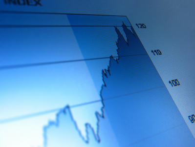 stock quotes. share price rise and fall based on supply and demand